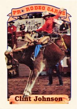 1991 Rodeo America Set A #4 Clint Johnson Front
